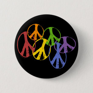 Gay Peace Buttonnen Ronde Button 5,7 Cm