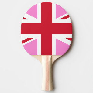 Gay Pink UK Pride Flag Tafeltennisbatje