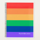 Gay planner 2024 couleurs de la fierté (Devant)