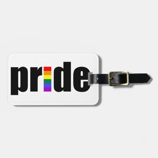 Gay Pride Bagagelabel (Voorkant horizontaal)