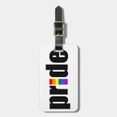 Gay Pride Bagagelabel (Voorkant verticaal)