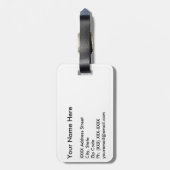 Gay Pride Bagagelabel (Achterkant verticaal)