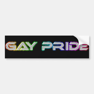 Gay Pride Banner Bumpersticker