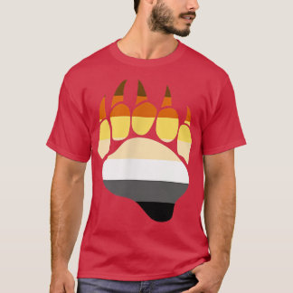 Gay Pride Beer Paw LGBT Beren Subcultuur Pride T-shirt