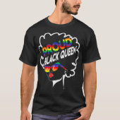 Gay Pride Black Queen Lesbian African American Gif T-shirt (Voorkant)