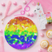 Gay Pride Bokeh Flag papier bord (Feest)