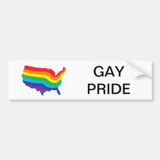 GAY PRIDE BUMPERSTICKER
