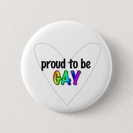 Gay Pride Button (Voorkant)