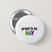 Gay Pride Button (Voorkant /achterkant)