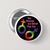 GAY PRIDE BUTTON 11 (Voorkant /achterkant)
