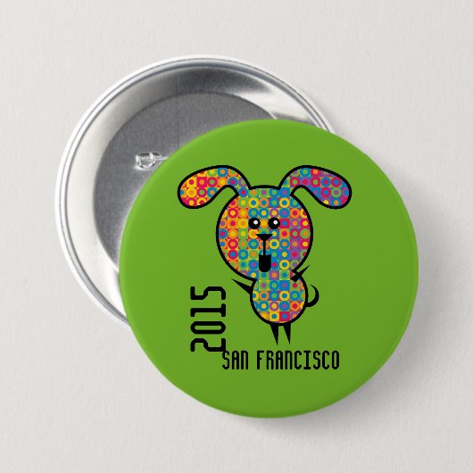Gay Pride Button 2015 (Voorkant /achterkant)
