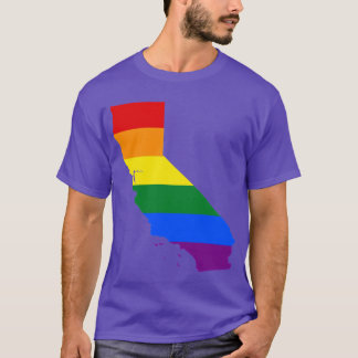 Gay Pride California LGBT Regenboog Vlag Shirt Los