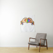 Gay ?Pride Clothing Lgbt Rainbow Wandkleed (In situ)