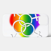 Gay pride coque ipad Rainbow Love Tablet Coques (Verso (horizontal))
