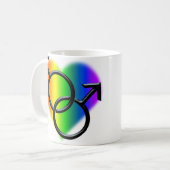 Gay Pride Cups Mokken Mannen Gay Pride Cups Gifts (Voorkant links)