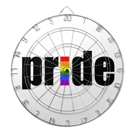 Gay Pride Dartbord (Voorkant)