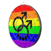 Gay Pride Dartbord (Voorkant Rechts)
