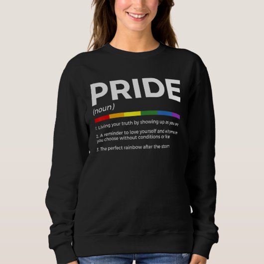 Gay Pride Definition Pride Month Trui (Voorkant)
