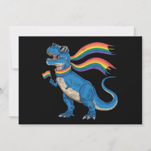 Gay Pride Dino Trex Regenboog Vlag LGBT Ally Kaart