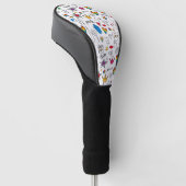 Gay Pride Doodle Pattern Golfheadcover (Schuin)
