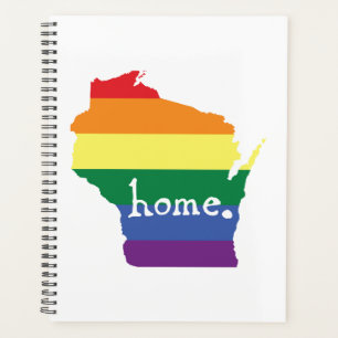 Gay pride du Wisconsin Carte de la maison
