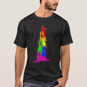 Gay Pride Duitse Herder Lgbt Regenboogvlag T-shirt