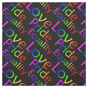 Gay Pride Fabric Rainbow Love Fabric Pride Fabric Stof