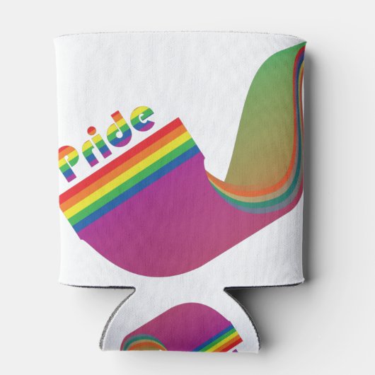 Gay Pride Flag Blikjeskoeler (Achterkant)