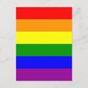 Gay Pride Flag Briefkaart