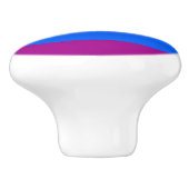 Gay Pride Flag Keramische Knop (Zijkant)