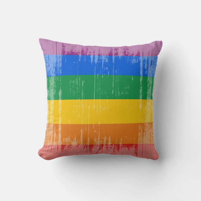  Gay Pride Flag Kussen (Voorkant)