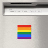 Gay Pride Flag LGBT Magnet Magneet (Insitu (Vaatwasser))