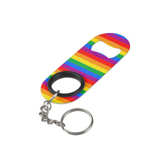 Gay Pride Flag Mini Flessenopener