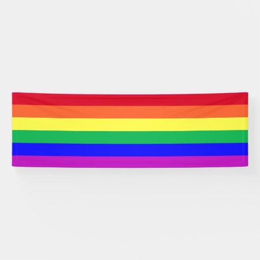 Gay Pride Flag Rainbow Flag Rainbow Stripes Store Spandoek (Horizontaal)