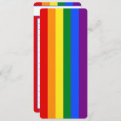 Gay Pride Flag Rainbow Notes Bladwijzer (Voorkant / Achterkant)