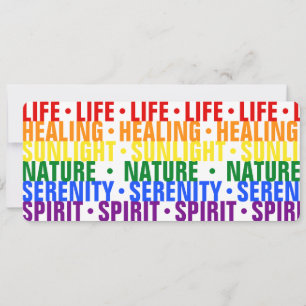 Gay Pride Flag Rainbow Typography Notes Bladwijzer