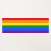 Gay Pride Flag (regenboog) Yogamat (Achterkant (horizontaal))