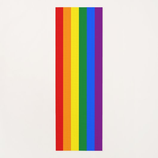 Gay Pride Flag (regenboog) Yogamat (Voorkant)