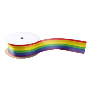 Gay Pride Flag Ribbon Lint