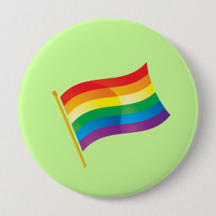 Gay Pride Flag Ronde Button 4,0 Cm