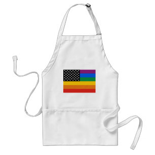 Gay Pride Flag Standaard Schort