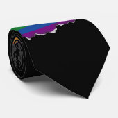 Gay Pride Flag Stropdas (Opgerold)