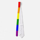 Gay Pride Flag Stropdas (Achterkant)
