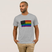 Gay Pride Flag T-shirt (Voorkant volledig)