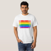 Gay Pride Flag T-shirt (Voorkant volledig)
