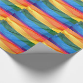 Gay Pride Flag Wrapping Paper Cadeaupapier (Hoek)