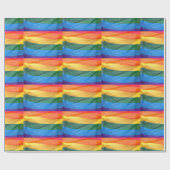 Gay Pride Flag Wrapping Paper Cadeaupapier (Vlak)