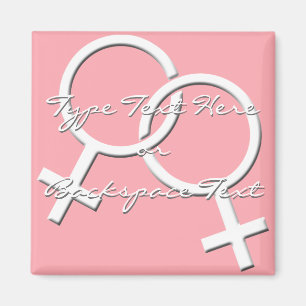 Gay Pride Fridge Magnets Lesbian Lady Magnet Magneet