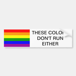 GAY PRIDE, GAY, PRIDE, BUMPERSTICKER, PRIDE FLAG BUMPERSTICKER