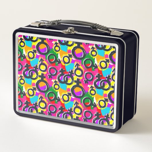 Gay Pride Gender Neon Pattern (Voorkant)